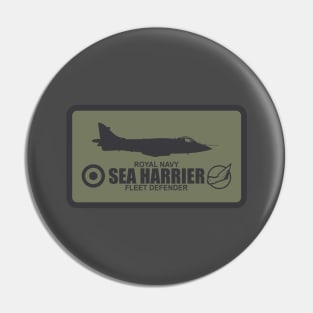 Royal Navy Sea Harrier Patch Pin