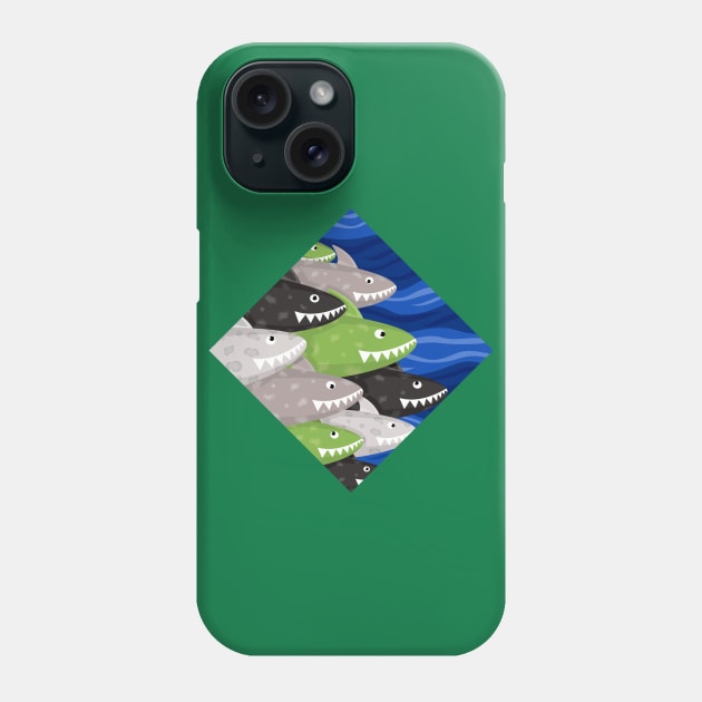 Sharks Phone Case by Utlandia