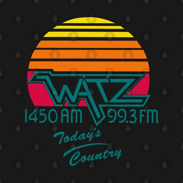 WATZ 1450 AM Country Radio by DrumRollDesigns