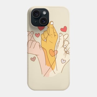 Finger heart Phone Case