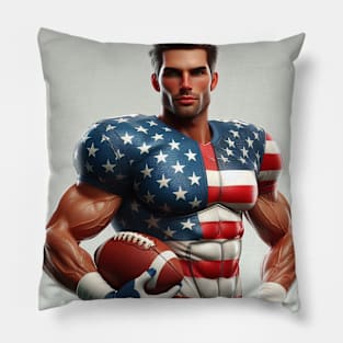 American Man NFL Football Player #9 Pillow