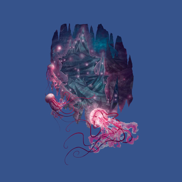 Jellyfish Hive - Illustration - T-Shirt