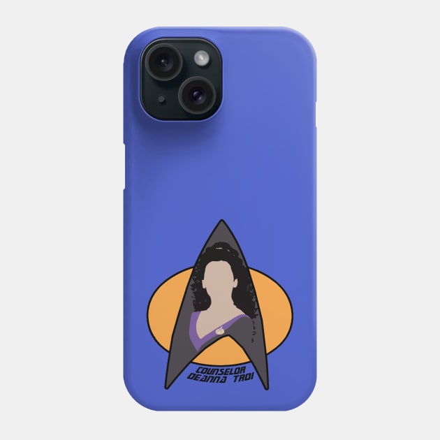 Counselor Troi - Purple Phone Case by Sutilmente