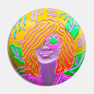 glass colorful woman Pin