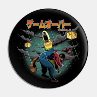 Game Over Pin