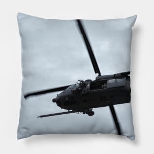 USAF Pavehawk helicopter passes overhead at Weybourne, Norfolk, UK Pillow