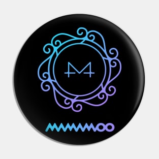 Mamamoo Logo White Wind Pin