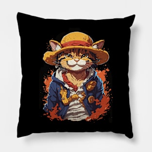 Luffy Cat Pillow