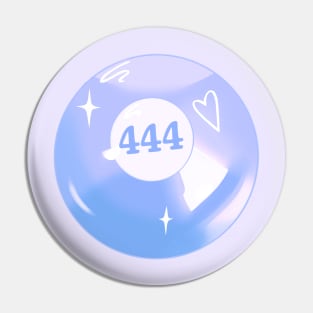 444 Angel Number Pool Ball Pin