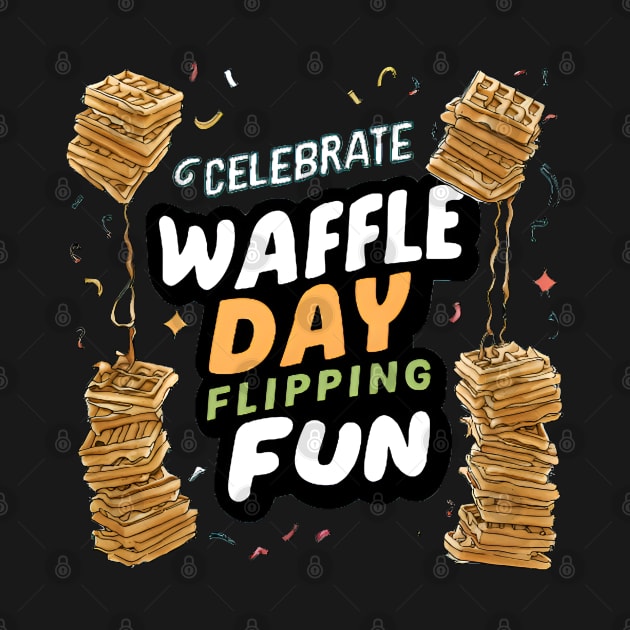 celebrating waffle day by CreationArt8