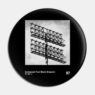 Godspeed You! Black Emperor || Vintage Pantone 80s Pin