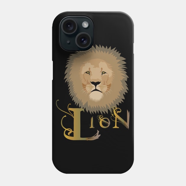 Lion Phone Case by mypointink