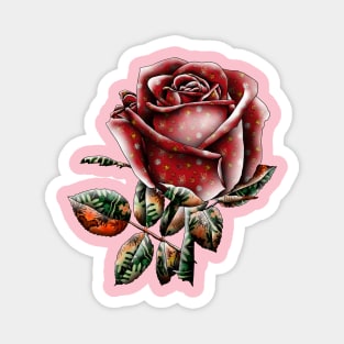 Red Rose Magnet