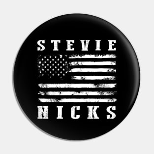 Distressed American Flag Stevie Legend Pin