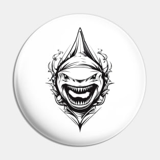 shark mouth tattoo design Pin
