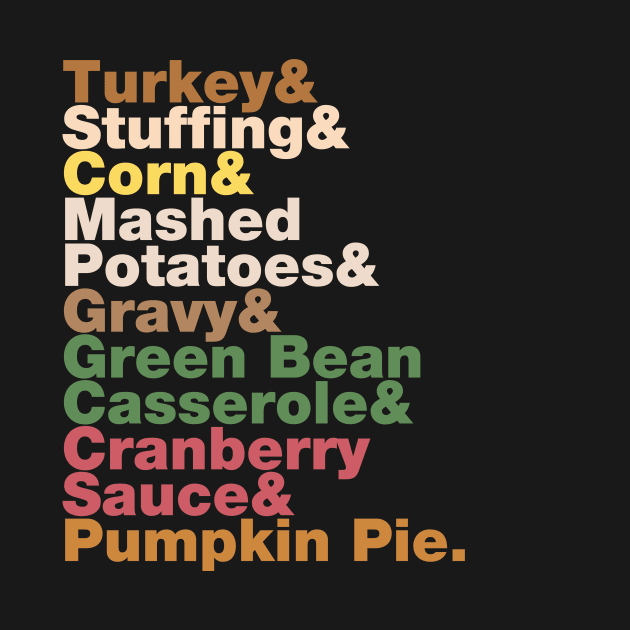 Thanksgiving Helvetica Turkey Dinner Helvetica Name List by fishbiscuit