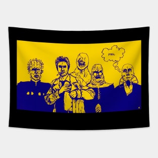 Yellow Hell Team Tapestry