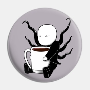 Slendy Needs Coffee Pin