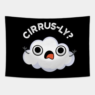 Cirrusly Cute Weather Cirrus Cloud Pun Tapestry