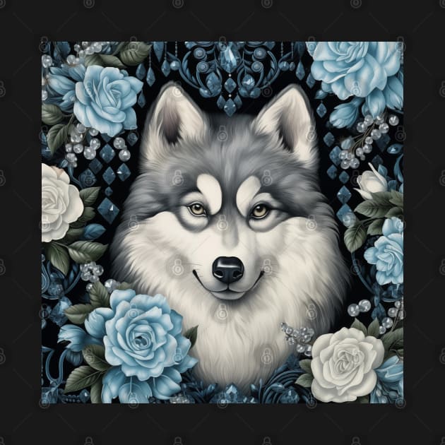 Rosy Pomsky by Enchanted Reverie