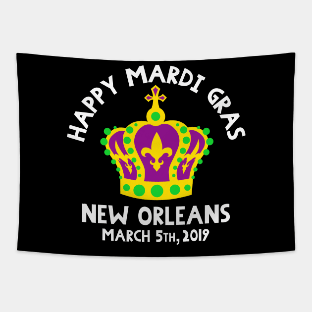 Fat Tuesday 2019 Tapestry by machmigo