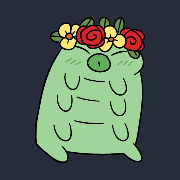 Flower Crown Waterbear by saradaboru