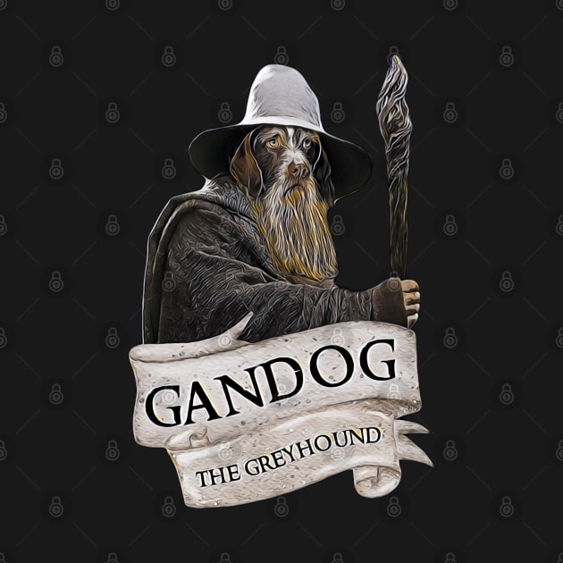 Gandog the Greyhound - Fantasy - Funny by Fenay-Designs