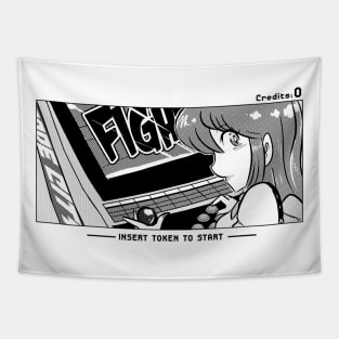 Arcade Girl Tapestry