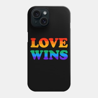 Love Wins - LGBT Rainbow - Pride Parade Phone Case