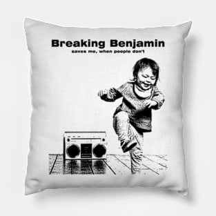 Breaking Benjamin Saves Me // pencil sketch Pillow