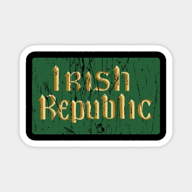IRISH REPUBLIC REBEL FLAG 1916 Magnet by Cult Classics