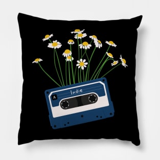 Cassette Tape Indie Music Pillow