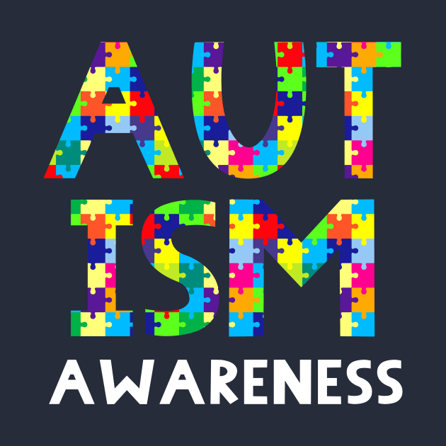 Autism Awareness Puzzle Piece - Gift for Autism Day by Arteestic