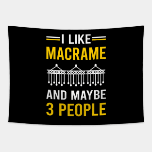 3 People Macrame Tapestry