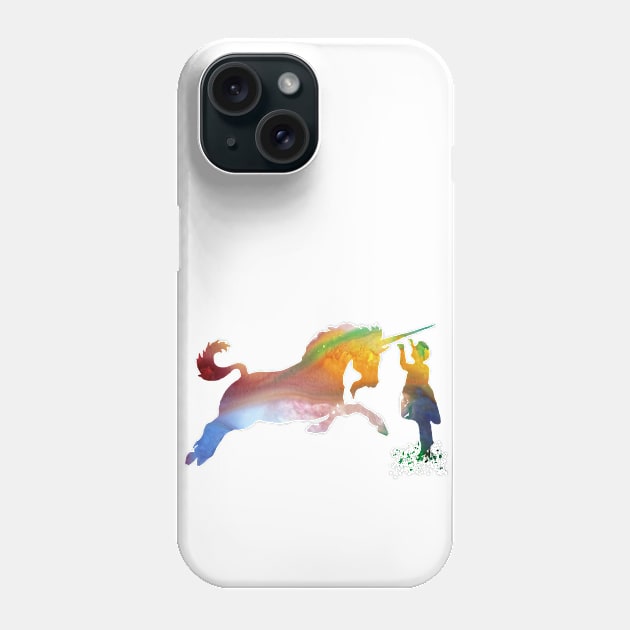 Unicorn Art Phone Case by TheJollyMarten