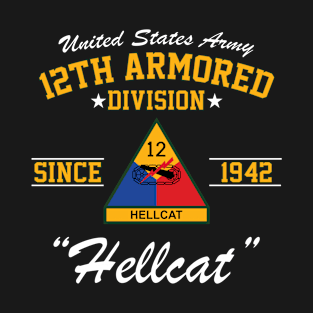 U.S. Army 12th Armored Division (12th AD) T-Shirt