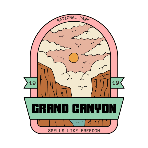 Grand Canyon National Park Hiking Camping Outdoors Outdoorsman by Tip Top Tee's