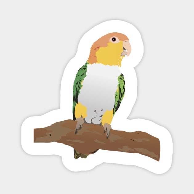 Caique Parrot Magnet by NorseTech