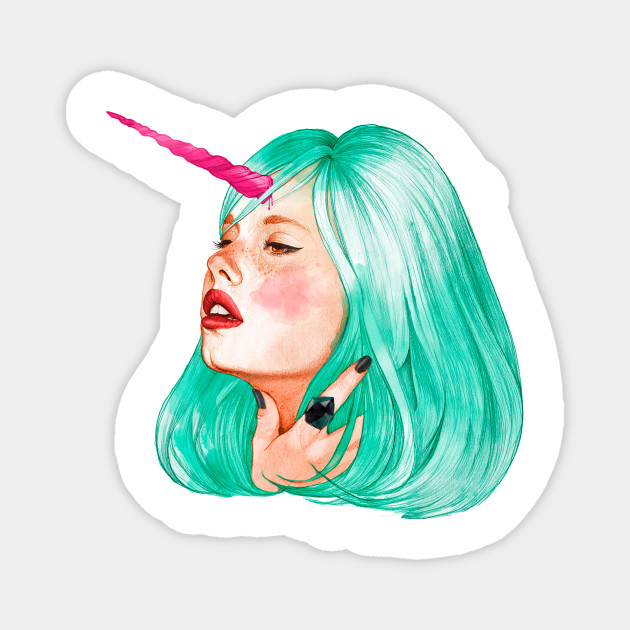 Unicorn Girl Unicorn Magnet Teepublic