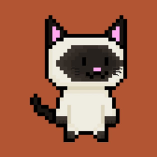 Pixel Siamese Cat by lilBoi_Studios