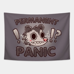 Permanent Panic Opossum Tapestry