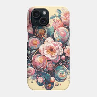Flowers in a Heart for Mom Phone Case