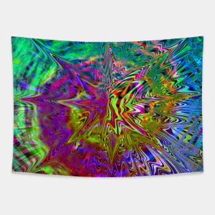 Abstract Digital Grunge Texture Tapestry