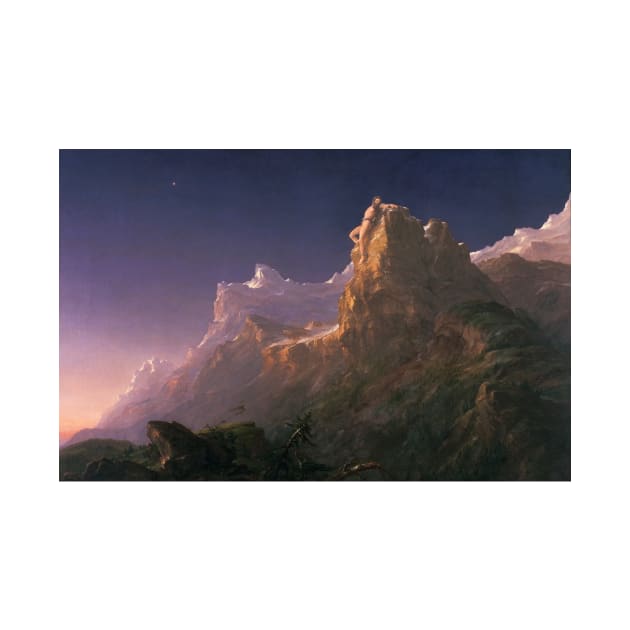 Prometheus Bound by Thomas Cole by Classic Art Stall