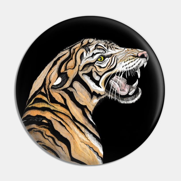 Tiger Totem Animal Pin by FreeSpiritMeg