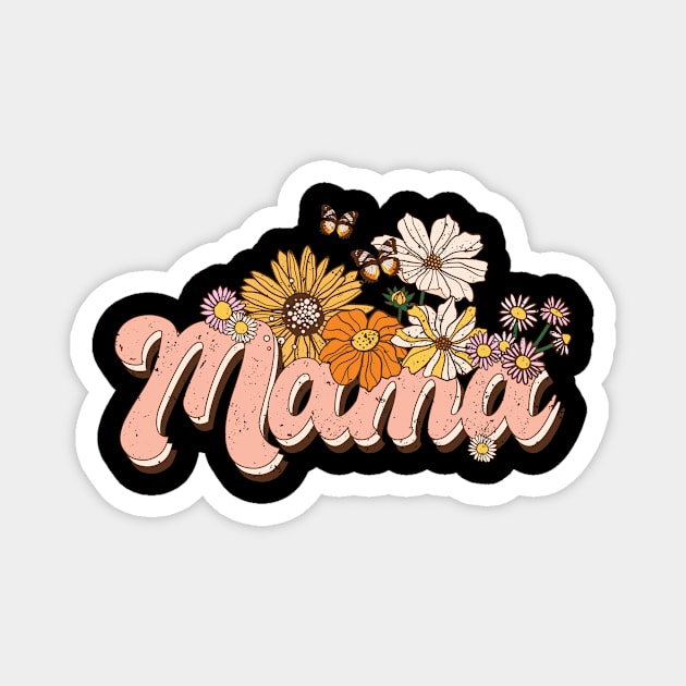 Mama retro distressed design Magnet by BAB
