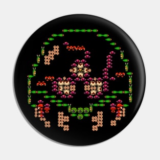 Metroid Sprite Pixel Art Pin