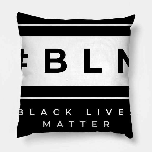 Black Lives Matter Pillow by Devildom Designs