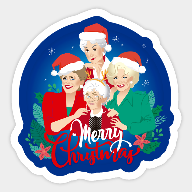 Golden Christmas - Christmas - Sticker