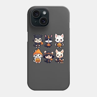 Halloween kawaii puppies Phone Case